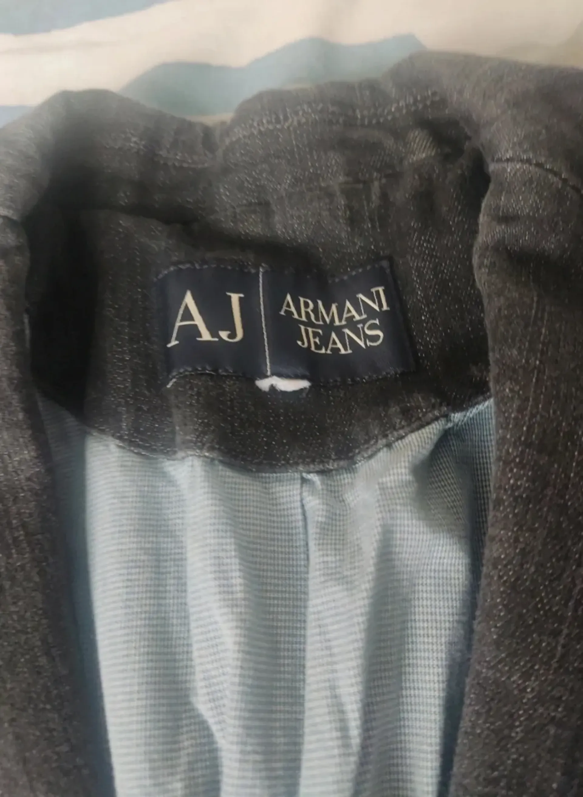 Armani Jeans must teksajakk, suurus S, foto 2 2-st