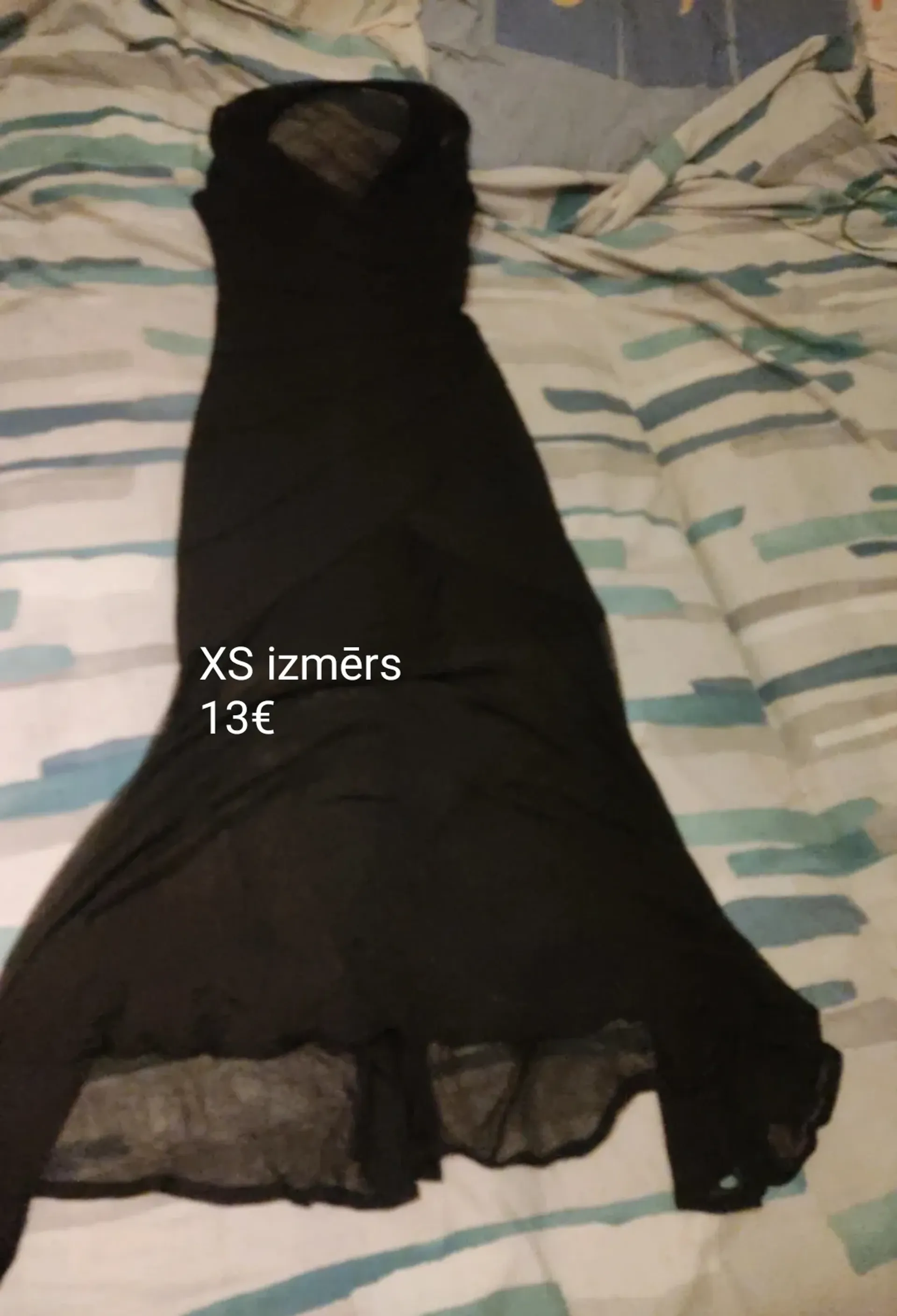 Must kleit, suurus XS, foto 1 1-st