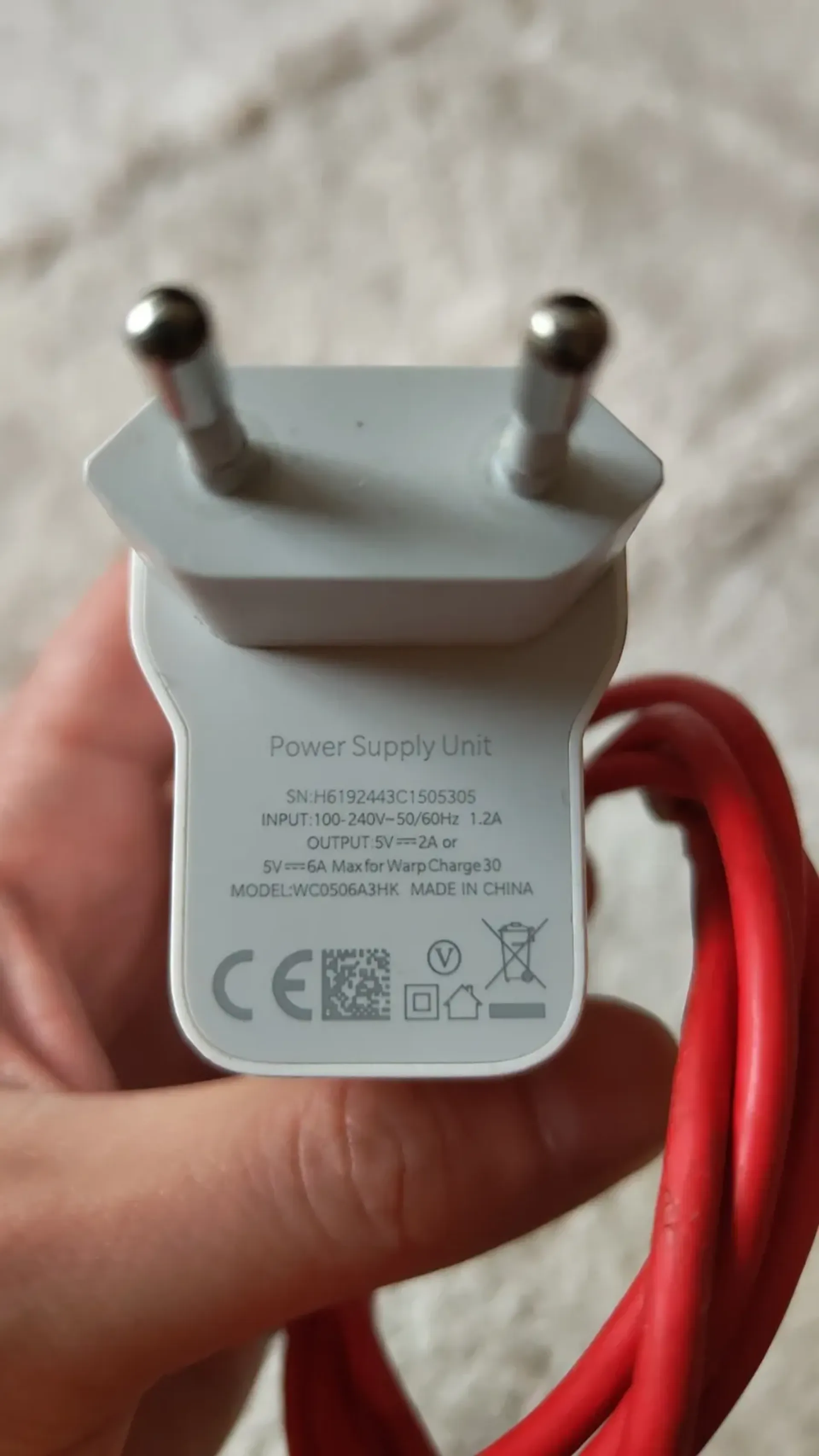 OnePlus 6A Max Warp Charge 30 Power Supply Unit, photo 2 of 5