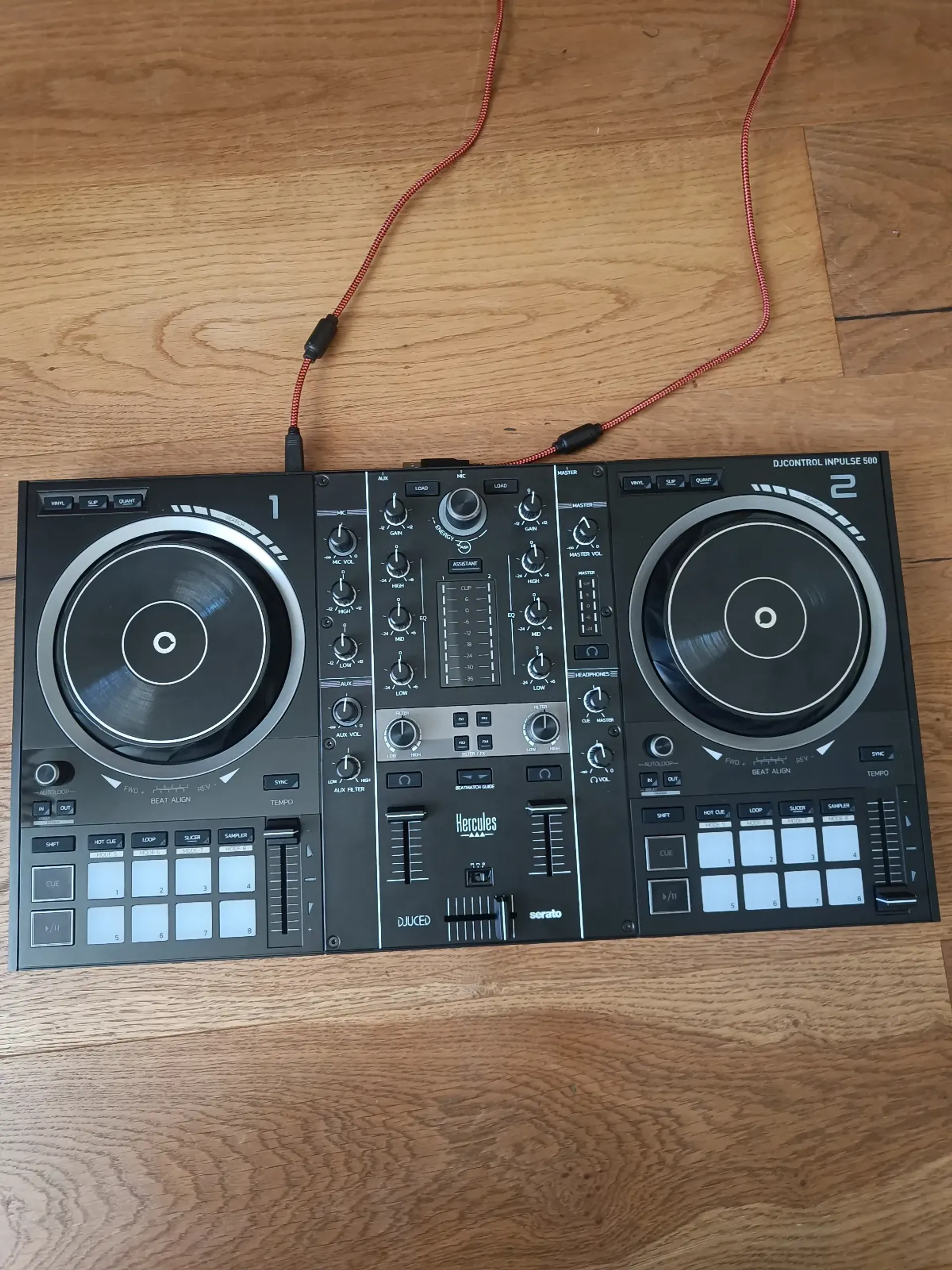 Hercules DJControl Inpulse 500 DJ-kontroller, foto 1 3-st