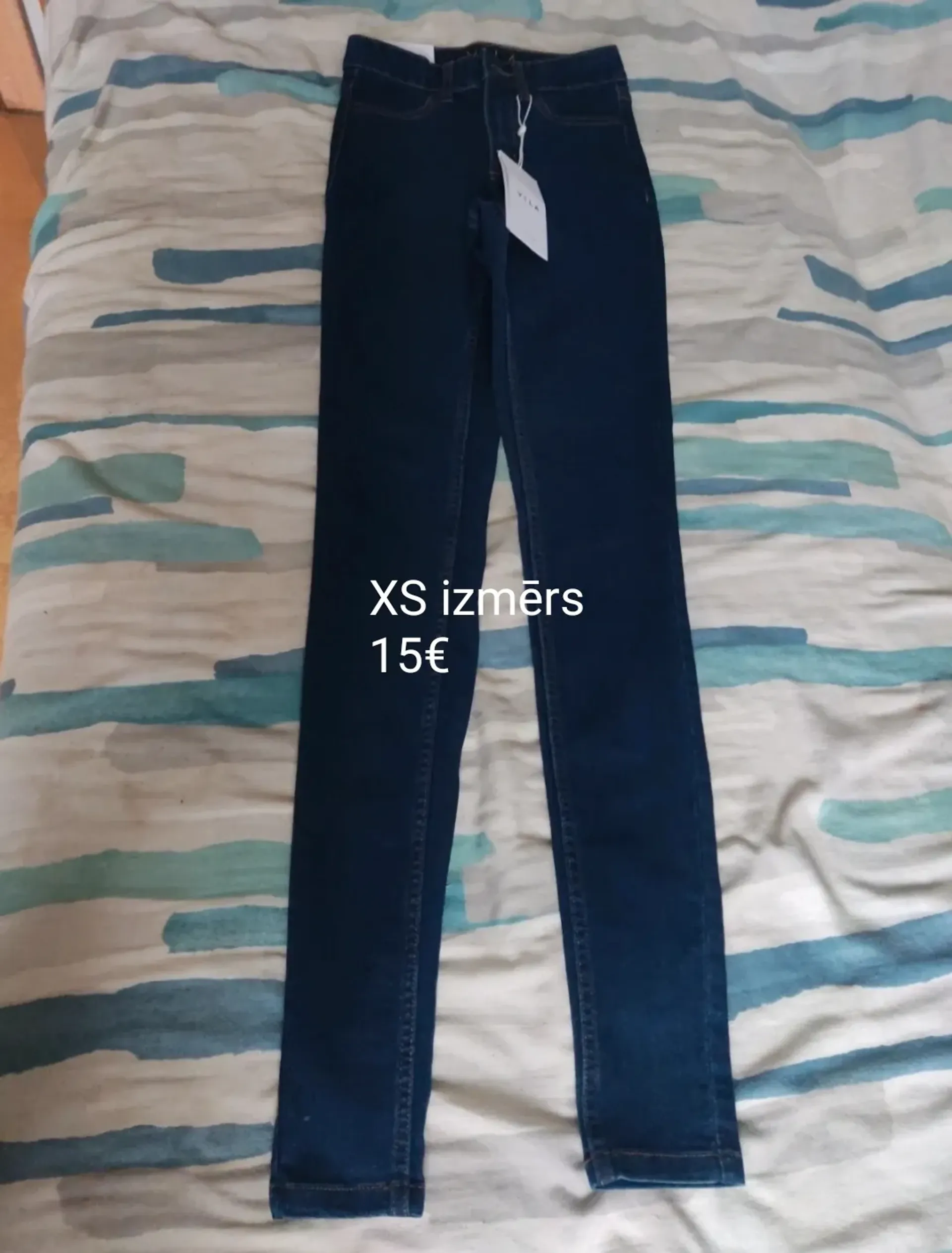 VILA dark blue jeans, size XS, photo 1 of 1