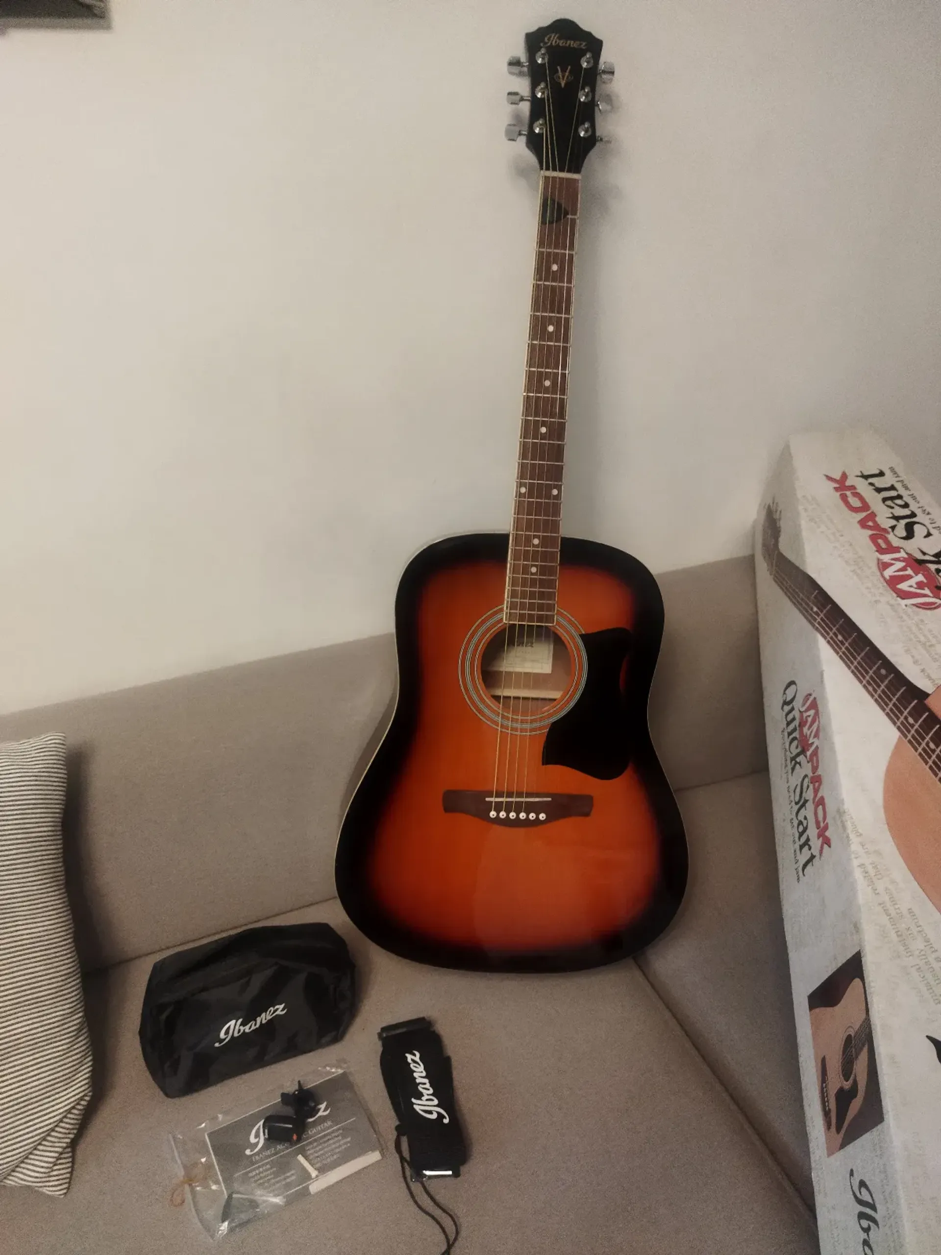 Ibanez Acoustic Guitar Bundle, photo 1 of 3
