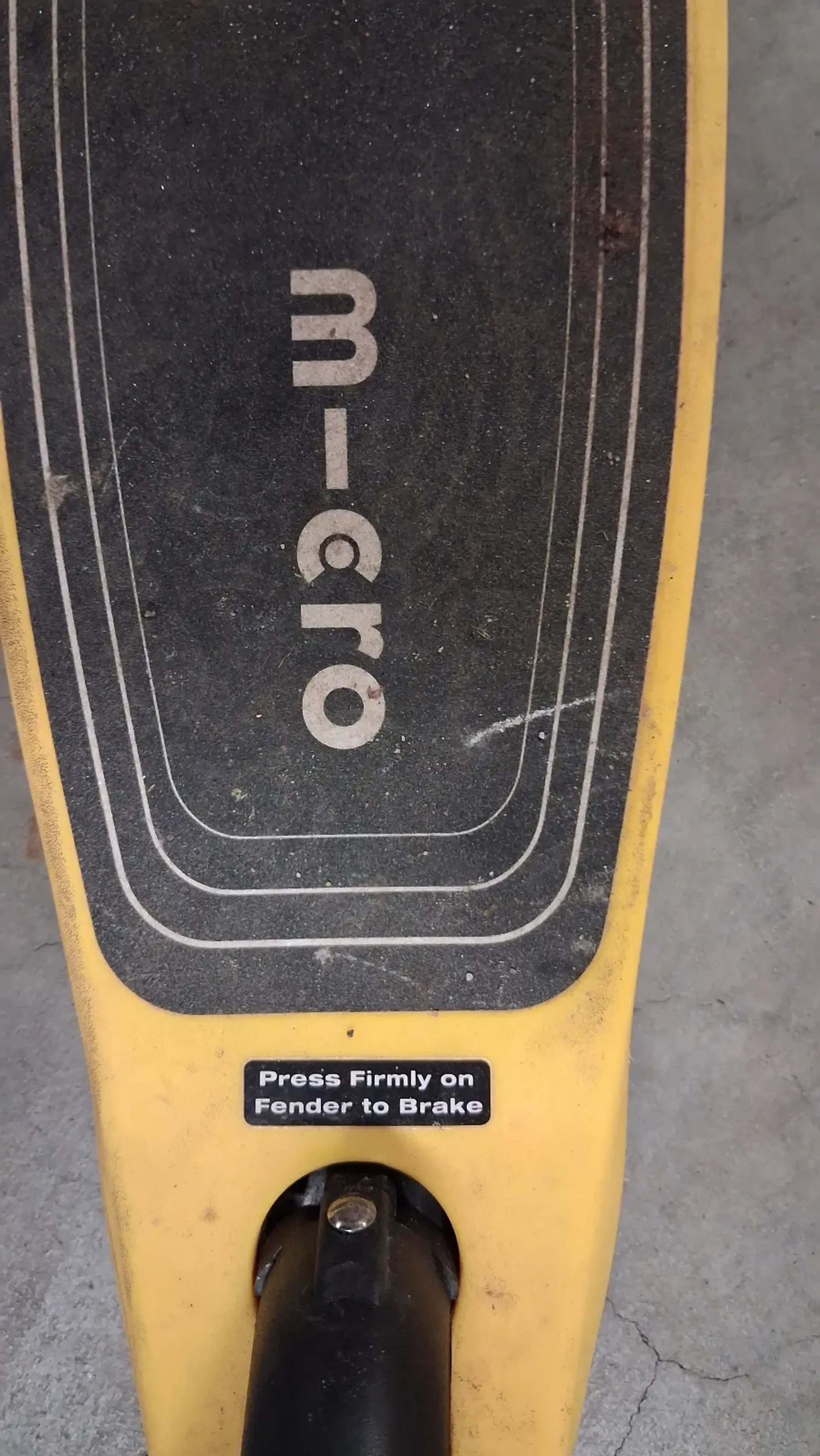Micro Kick Kids Scooter, Yellow, photo 2 of 3